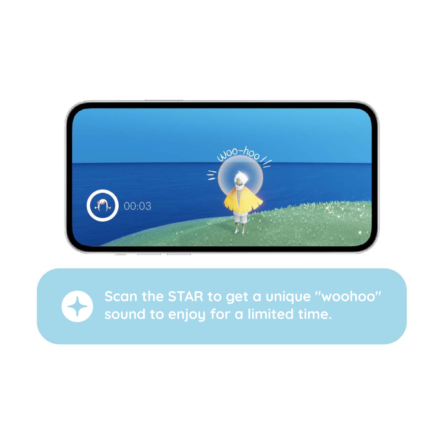 AI Love Sky Keychain