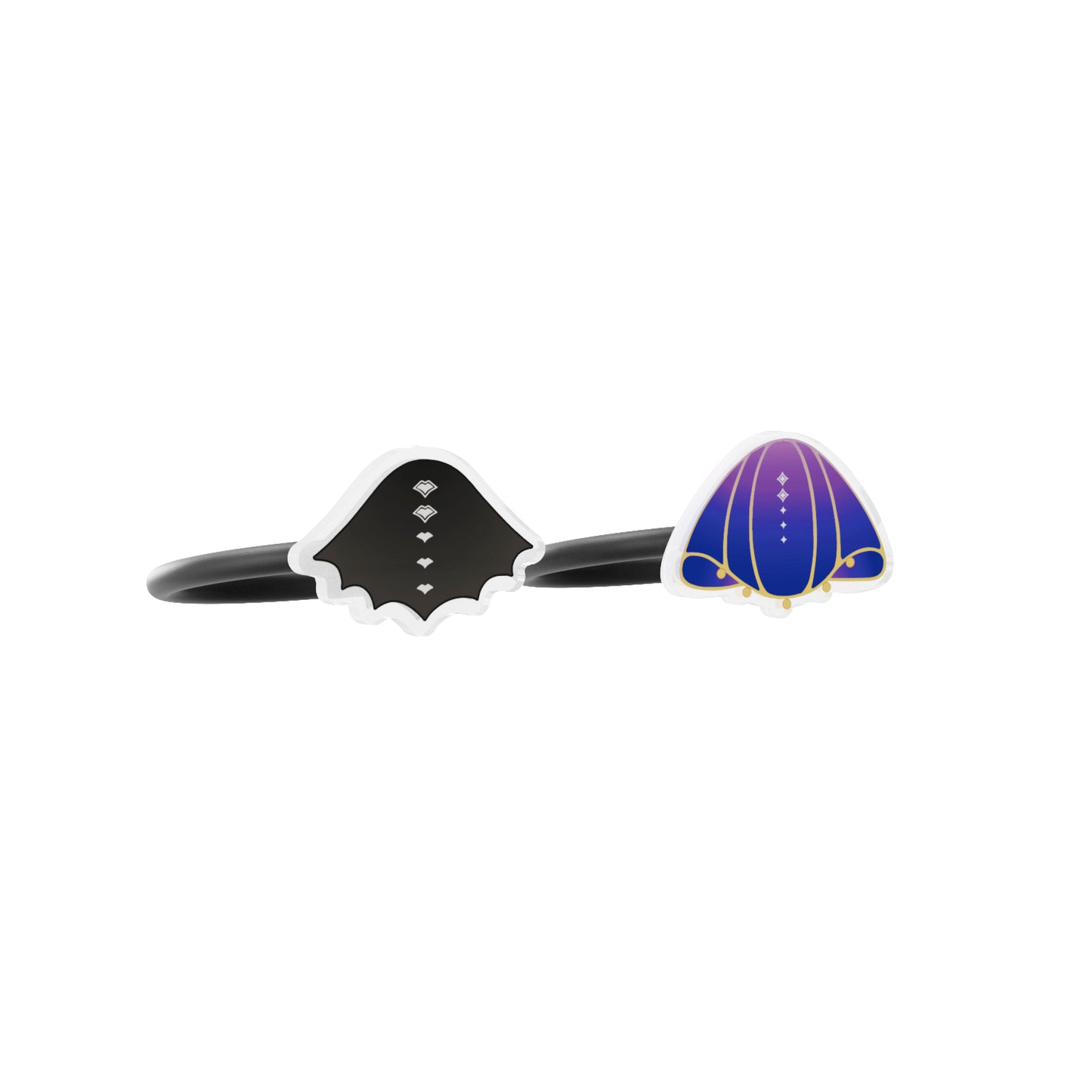 Acrylic Cape Hair Ties