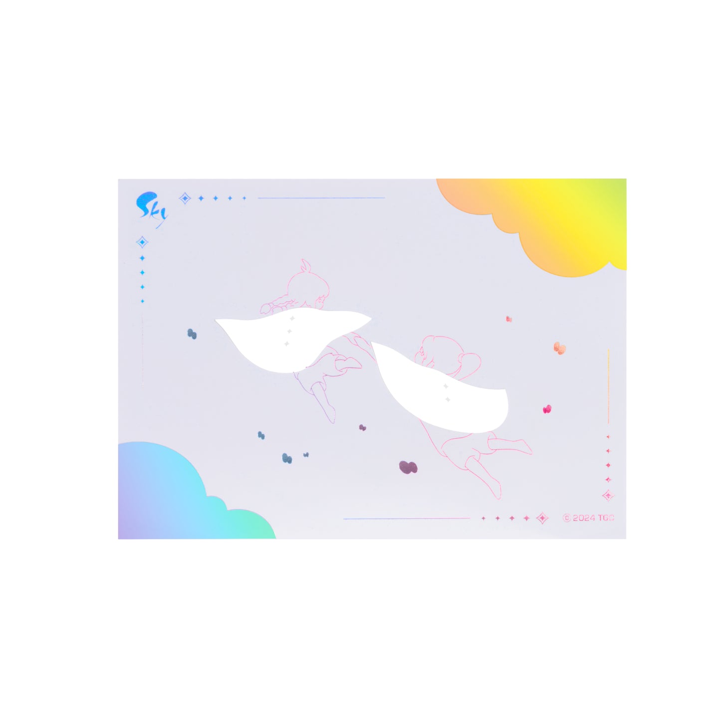 Sky Transparent Film Postcard