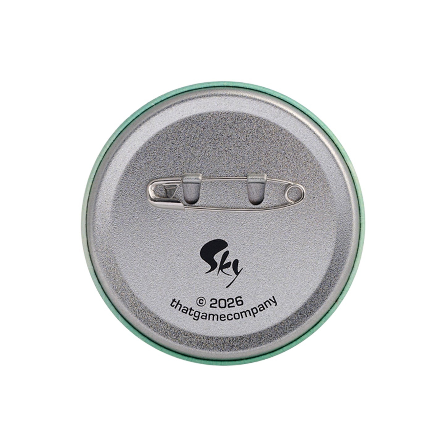 Sky Button Pin - Arum Lily