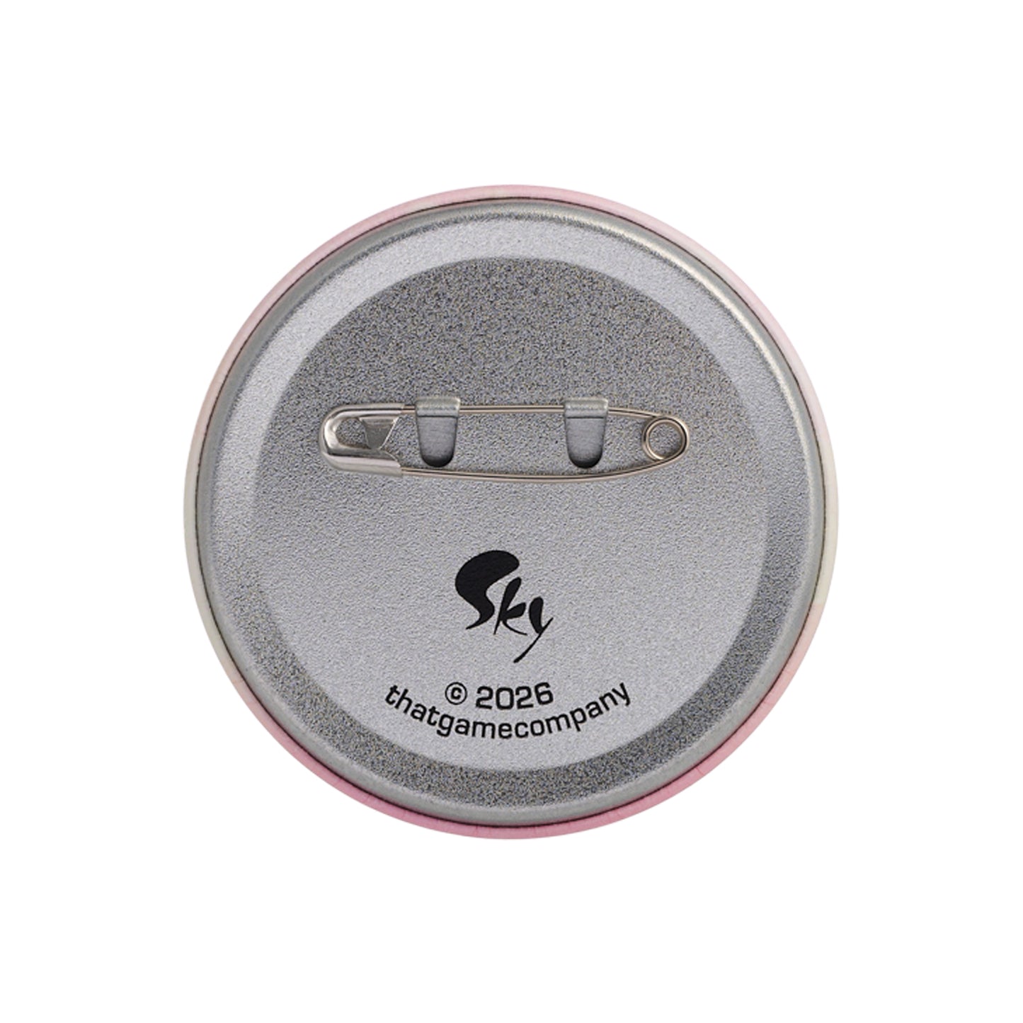 Sky Button Pin - Cherry Blossom
