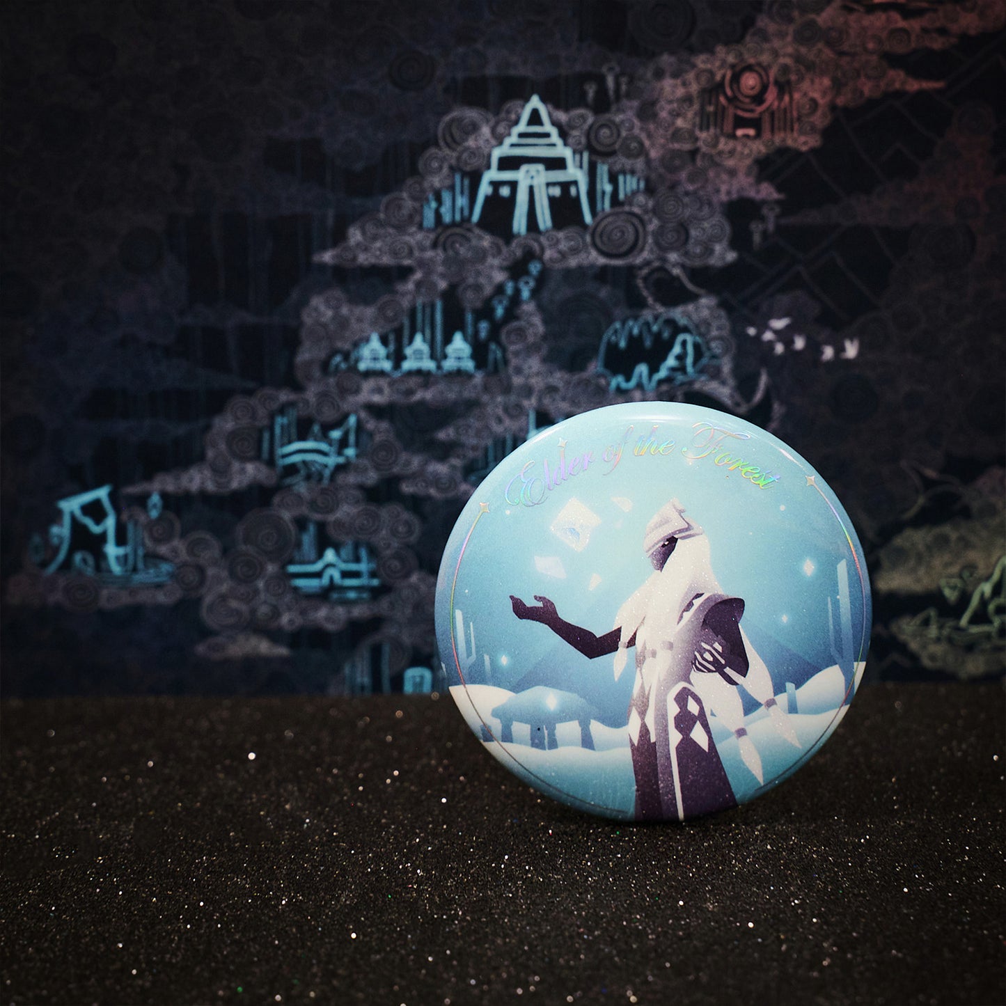 Elder Button Pin