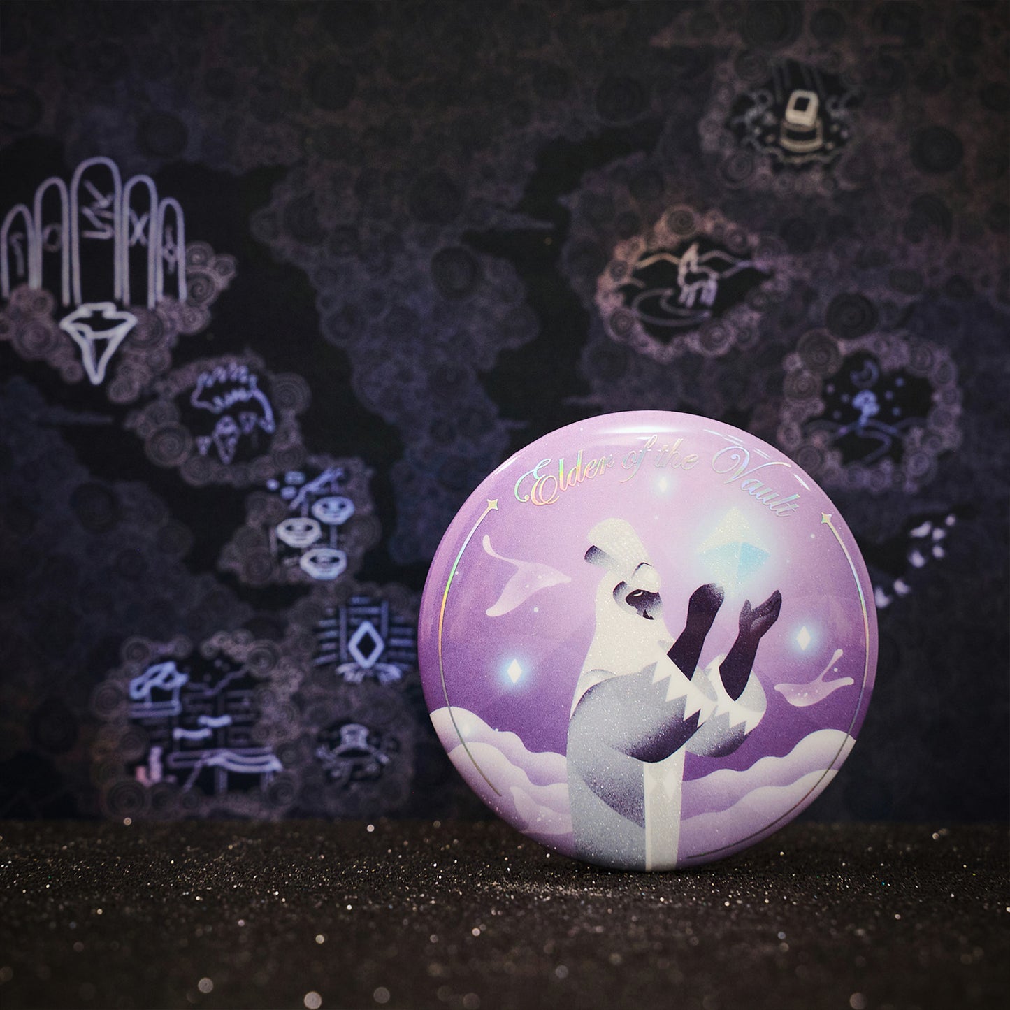 Elder Button Pin