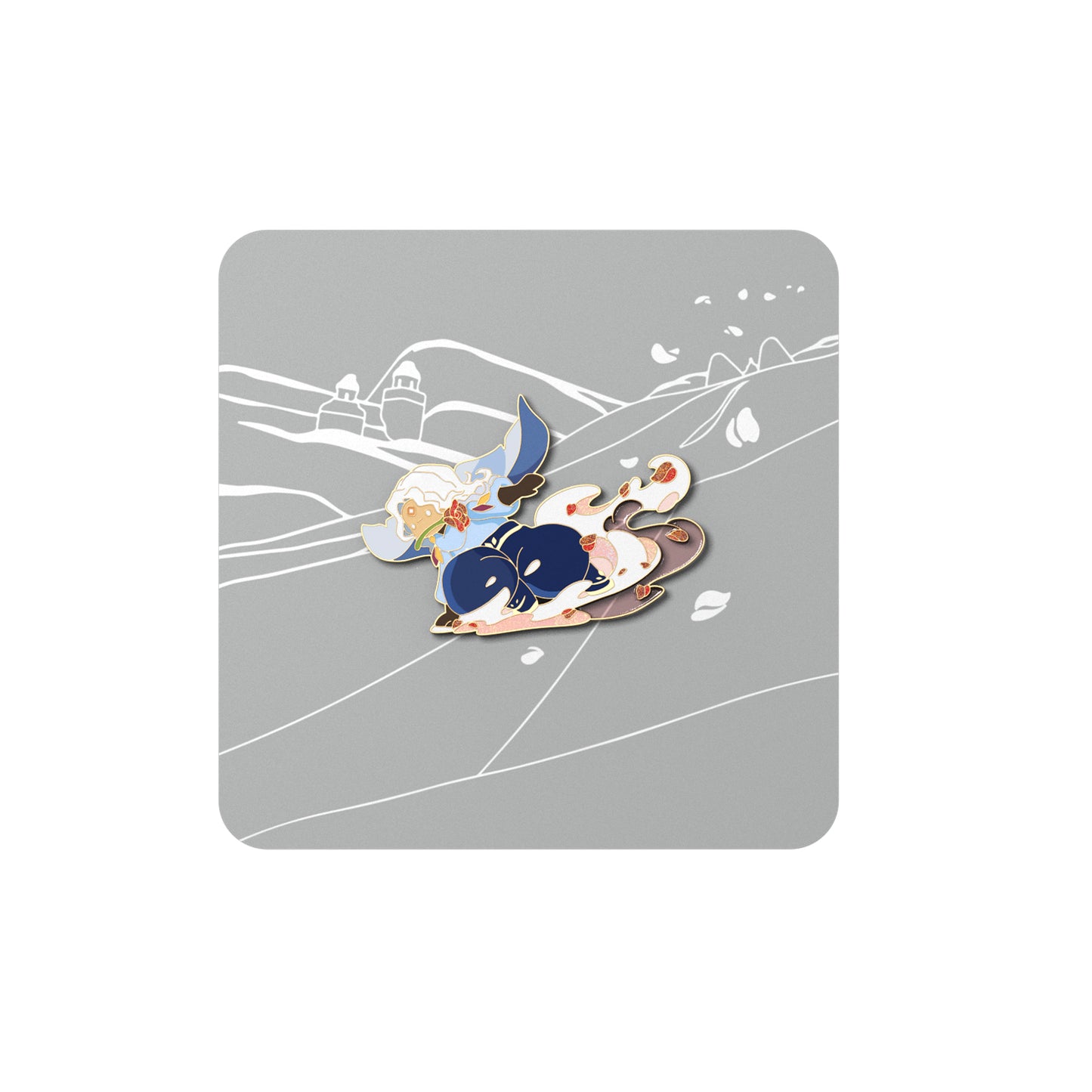 Rose Petal Pin