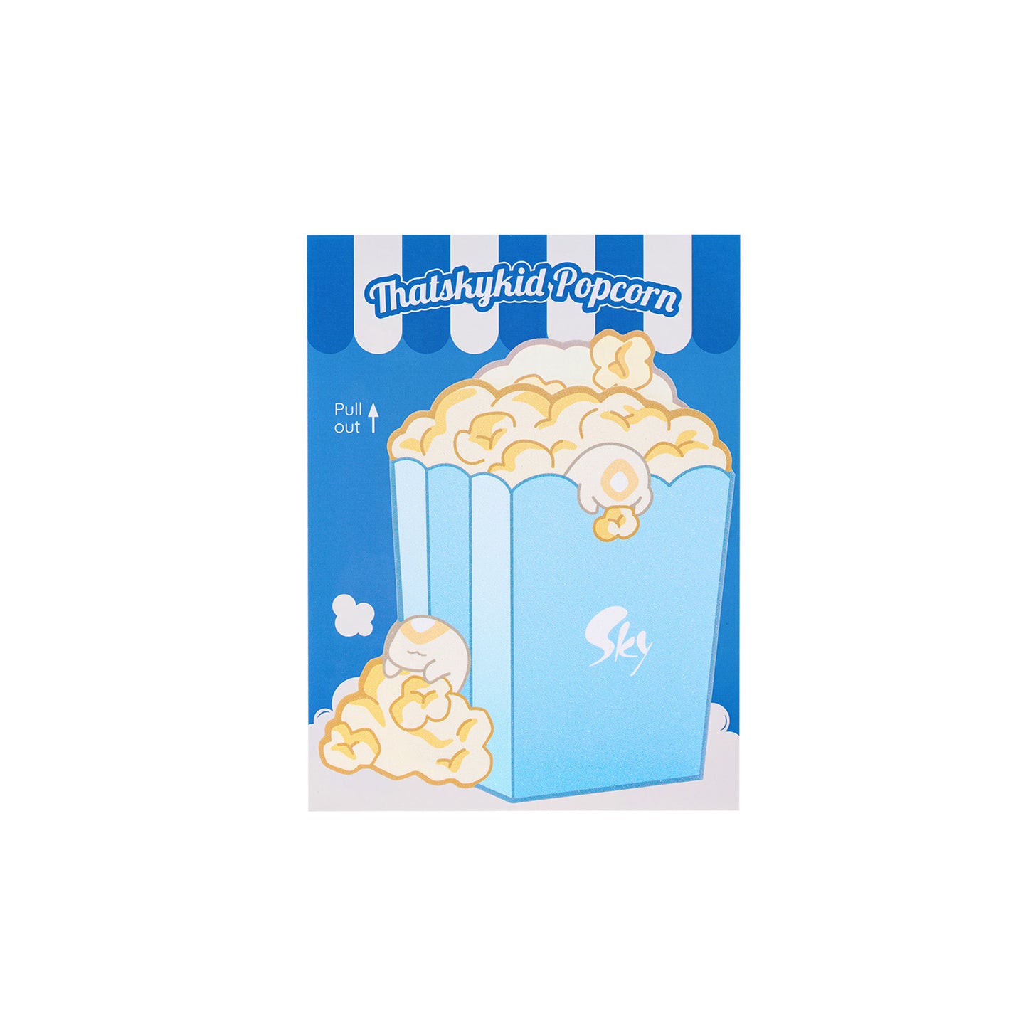 Sky Popcorn Pull-out Collectible Card