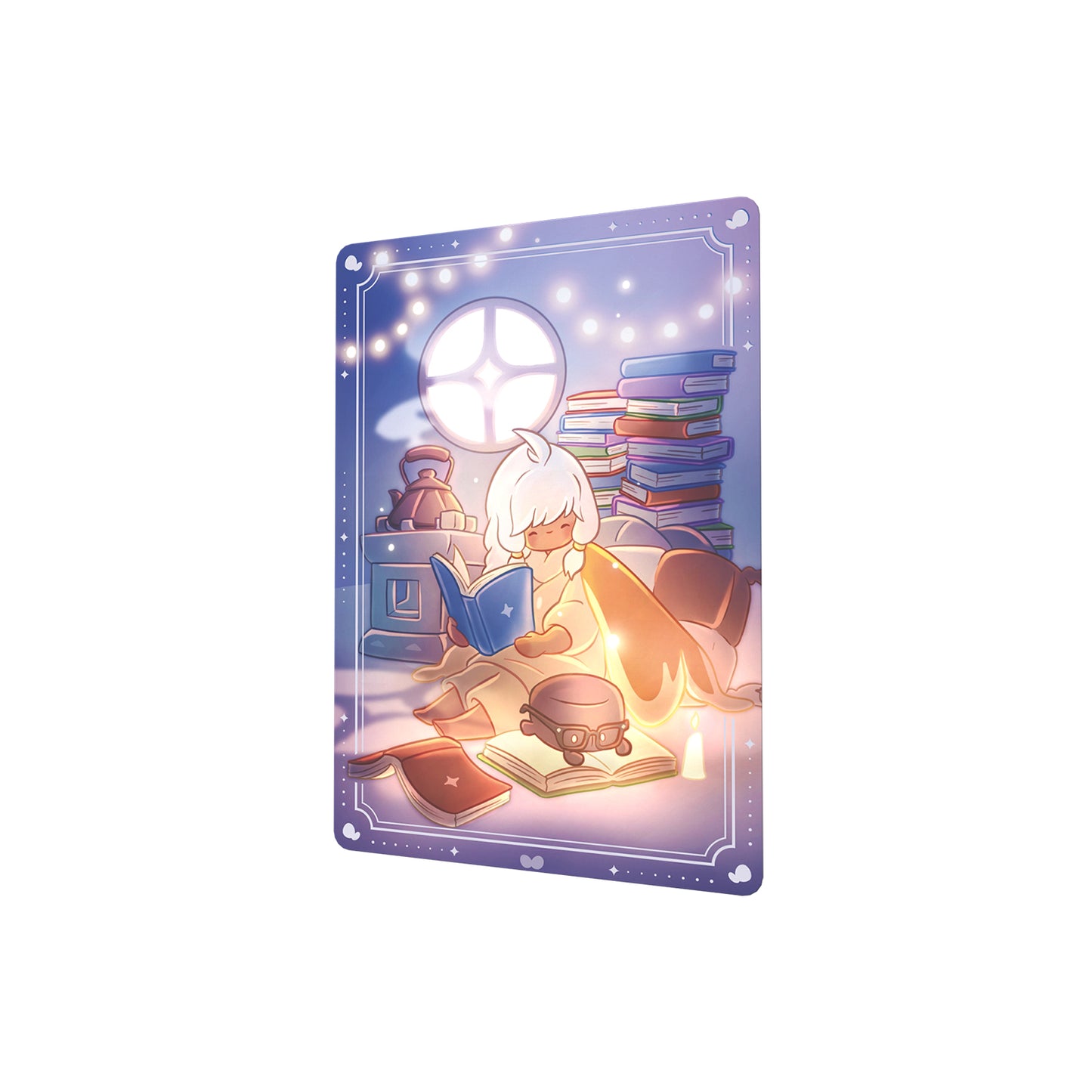 Sky Collectible Card - Timid Bookworm