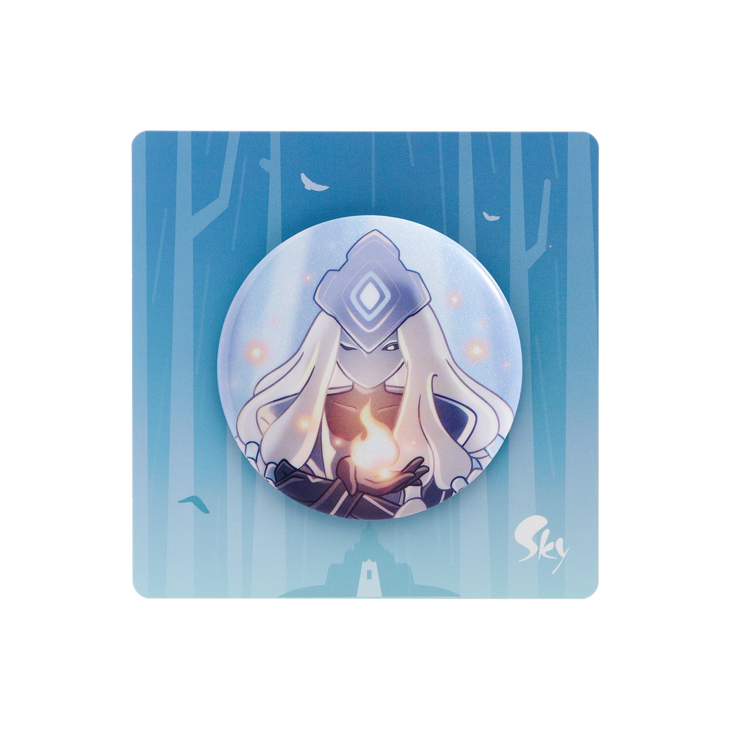 Sky Button Pin - Elder of the Forest