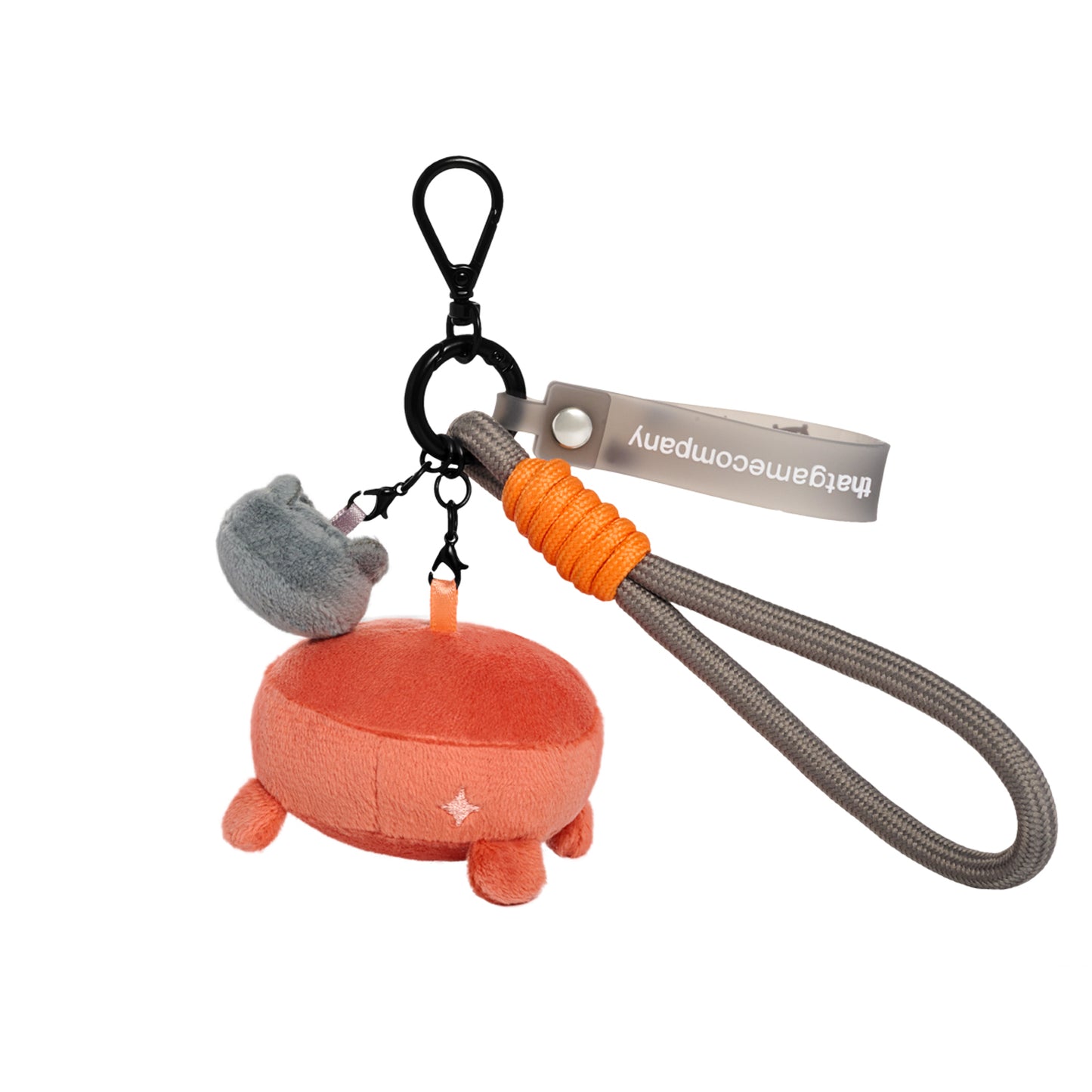 Angry Crab Plush Keychain Charm