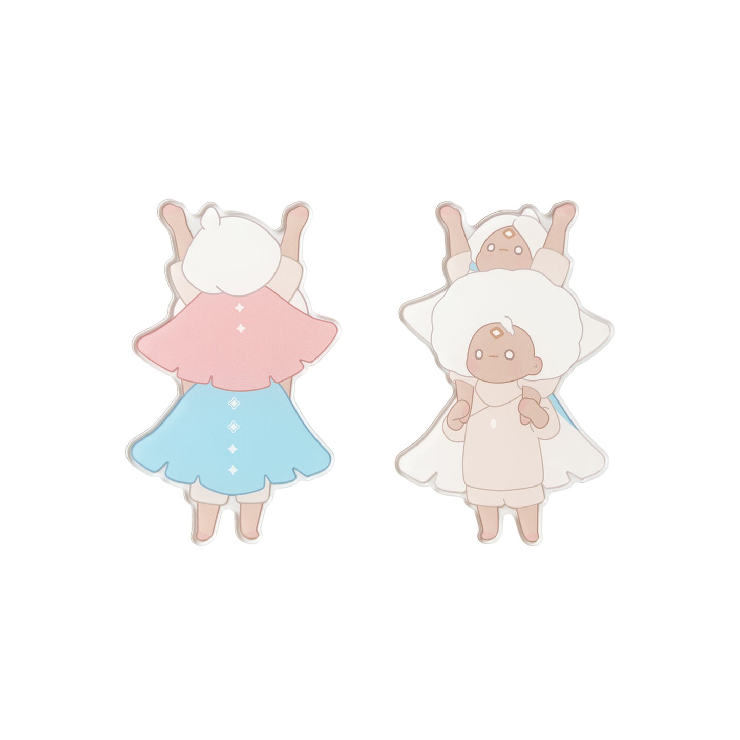 Friendship Acrylic Sticker - Piggyback