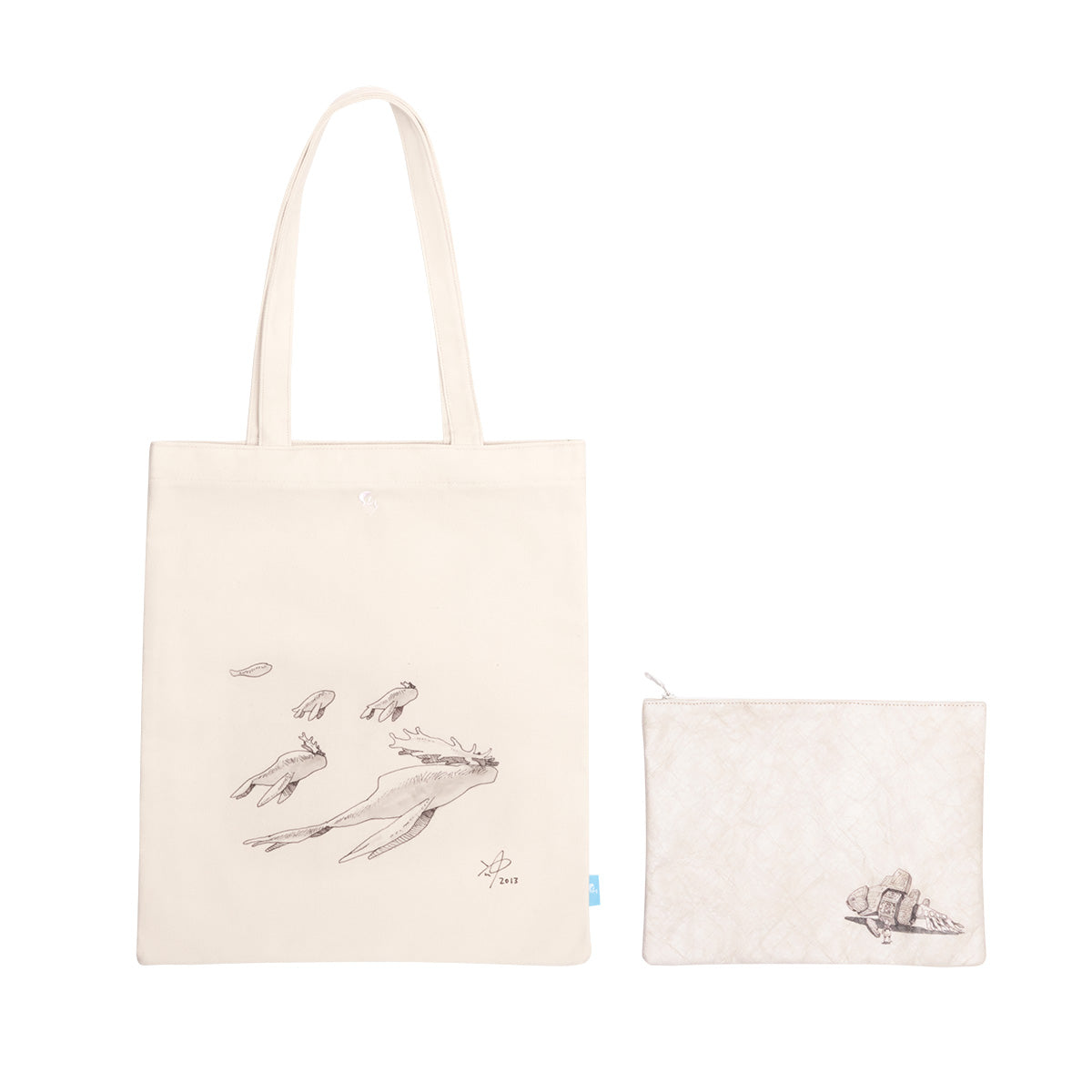 Ocean meets Sky Canvas Bag