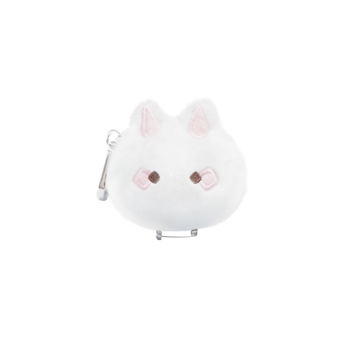 Bunny Plush Pin Keychain