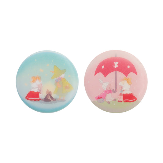 Sky x Moomin Lenticular Button Pin