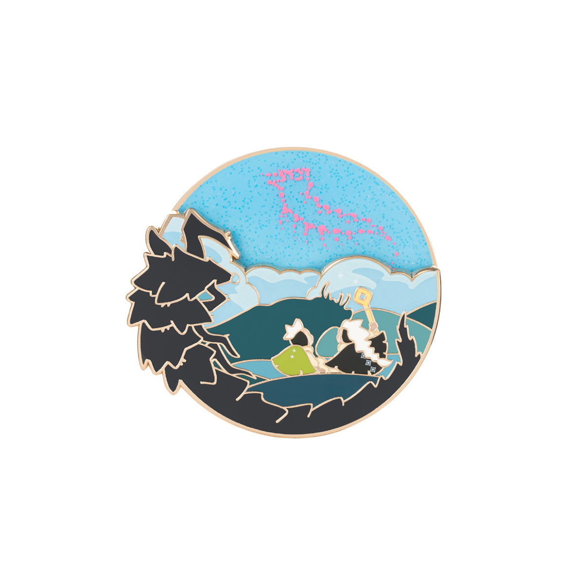 Dark Dragon Fireworks Pin