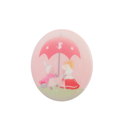 Sky x Moomin Lenticular Button Pin