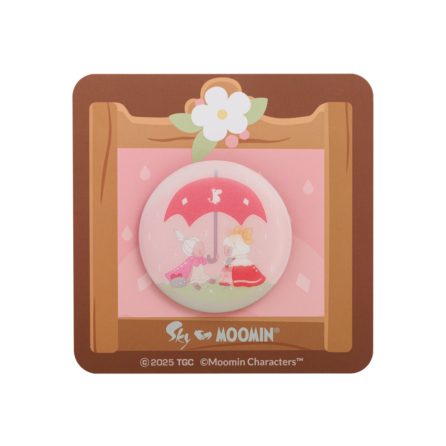 Sky x Moomin Lenticular Button Pin