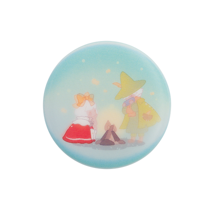 Sky x Moomin Lenticular Button Pin