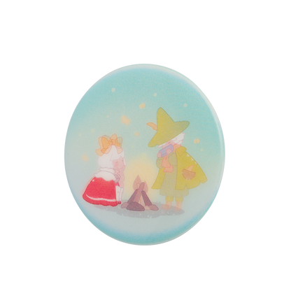 Sky x Moomin Lenticular Button Pin