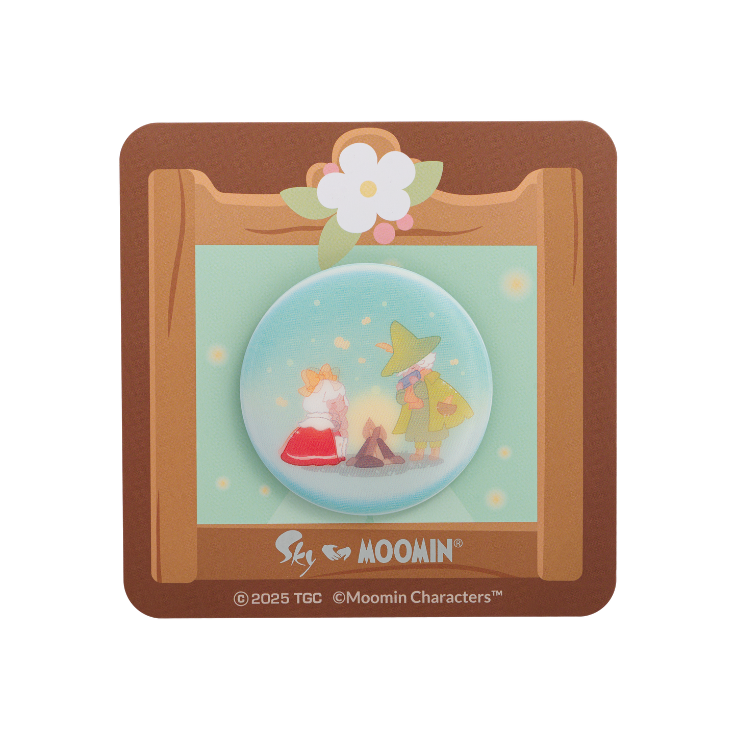 Sky x Moomin Lenticular Button Pin