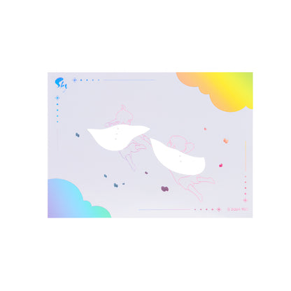 Sky Transparent Film Postcard