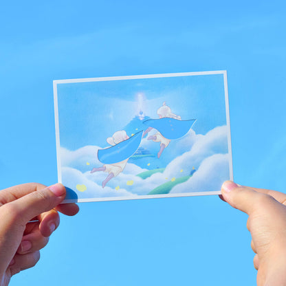 Sky Transparent Film Postcard
