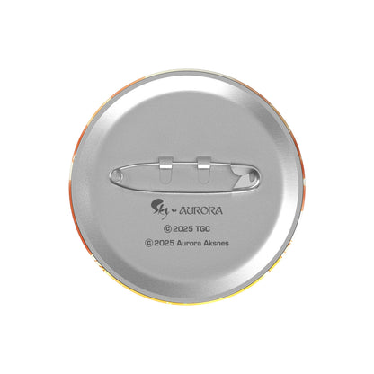Sky x AURORA Button Pin I