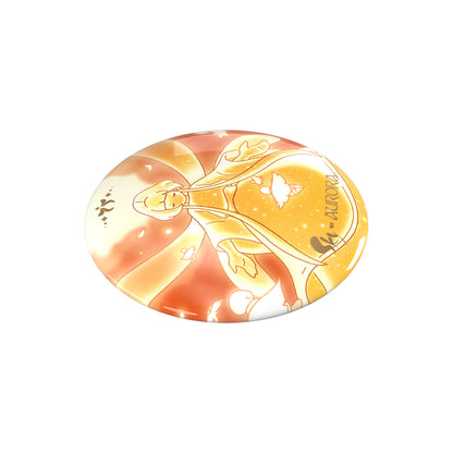 Sky x AURORA Button Pin I