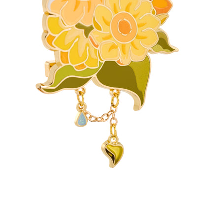 Bloom Sunflower Pin