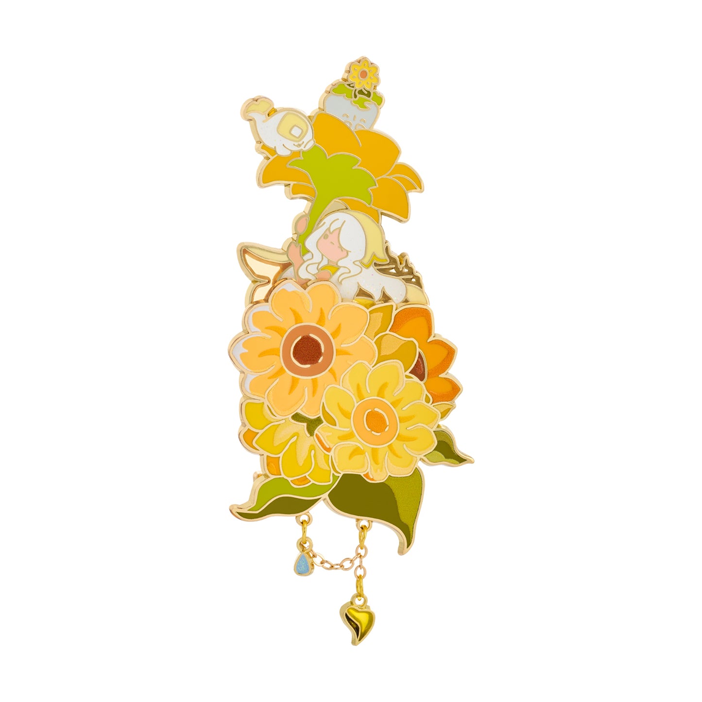 Bloom Sunflower Pin