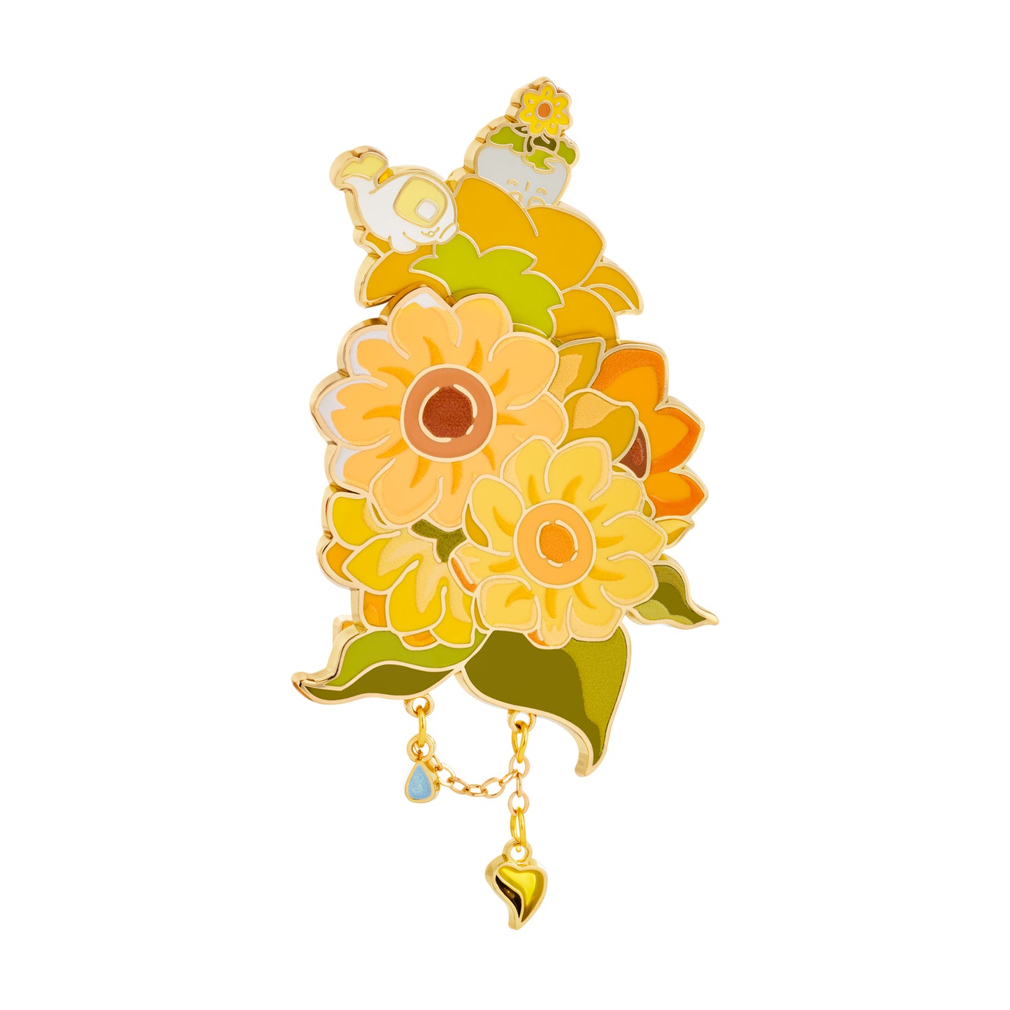 Bloom Sunflower Pin