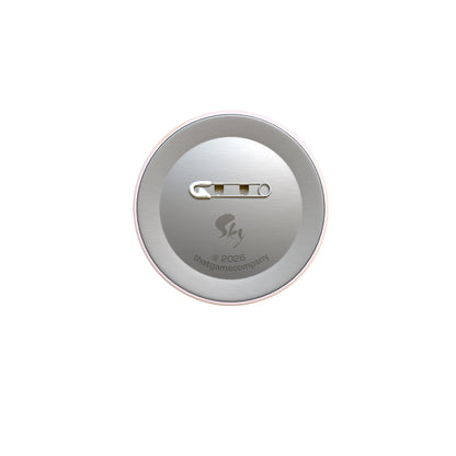 Sky Cookie Button Pin - Jellyfish