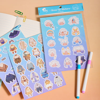 Sky Dress-up Stickers - Sky Kid Ⅱ (Set of 3)
