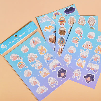 Sky Dress-up Stickers - Sky Kid Ⅱ (Set of 3)