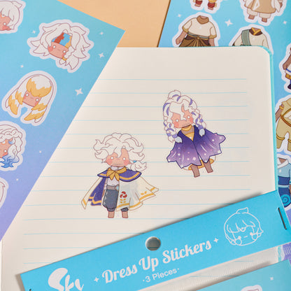 Sky Dress-up Stickers - Sky Kid Ⅱ (Set of 3)