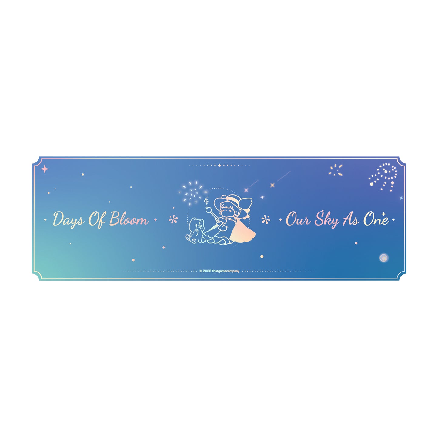 Sky Holographic Ticket - Bonfire Party