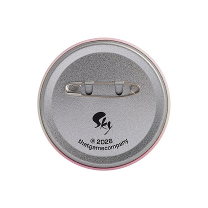Sky Button Pin - Cherry Blossom