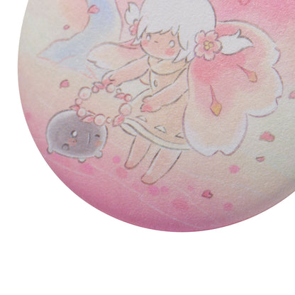 Sky Button Pin - Cherry Blossom