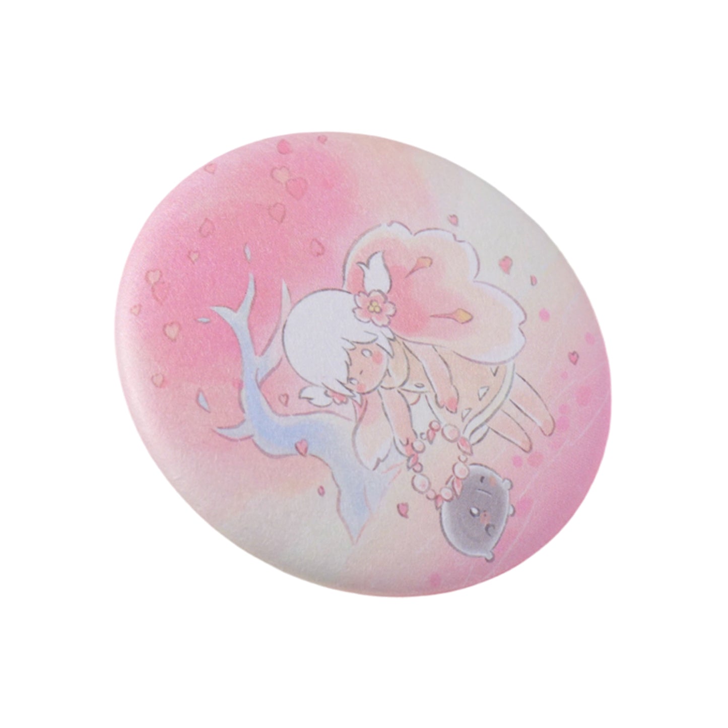 Sky Button Pin - Cherry Blossom