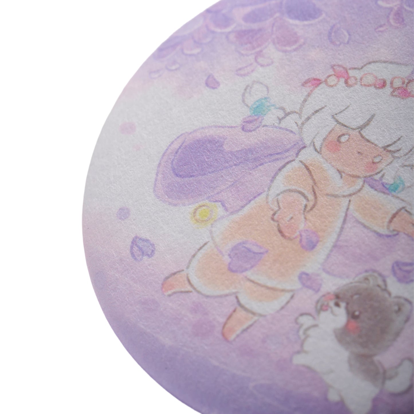 Sky Button Pin - Wisteria