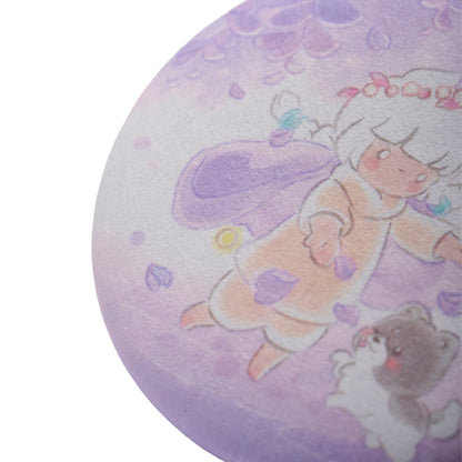 Sky Button Pin - Wisteria