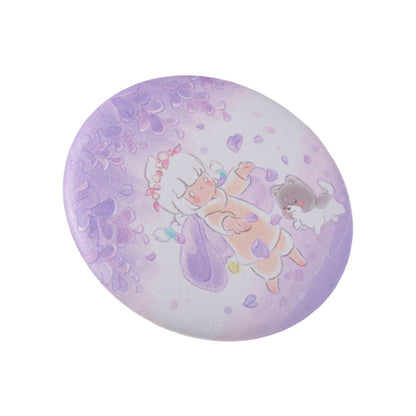 Sky Button Pin - Wisteria