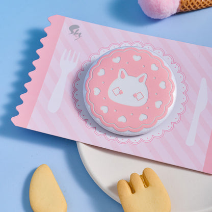 Sky Cookie Button Pin - Bunny