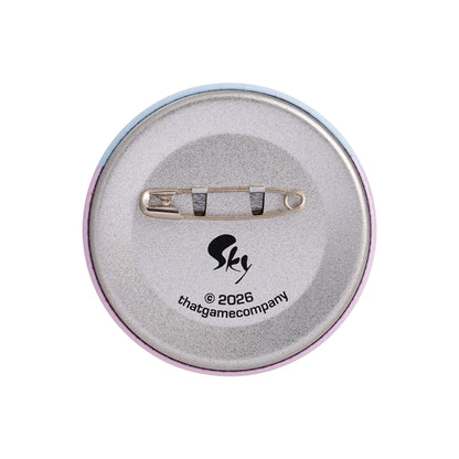 Sky Cookie Button Pin - Dark Dragon