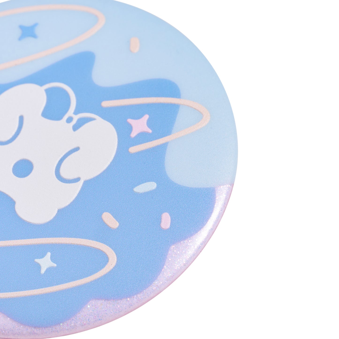 Sky Cookie Button Pin - Dark Dragon