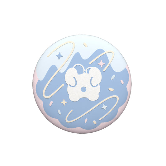 Sky Cookie Button Pin - Dark Dragon
