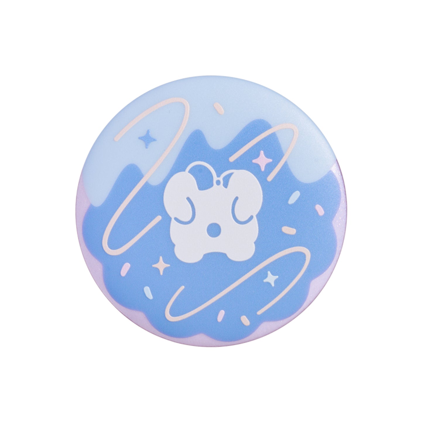 Sky Cookie Button Pin - Dark Dragon