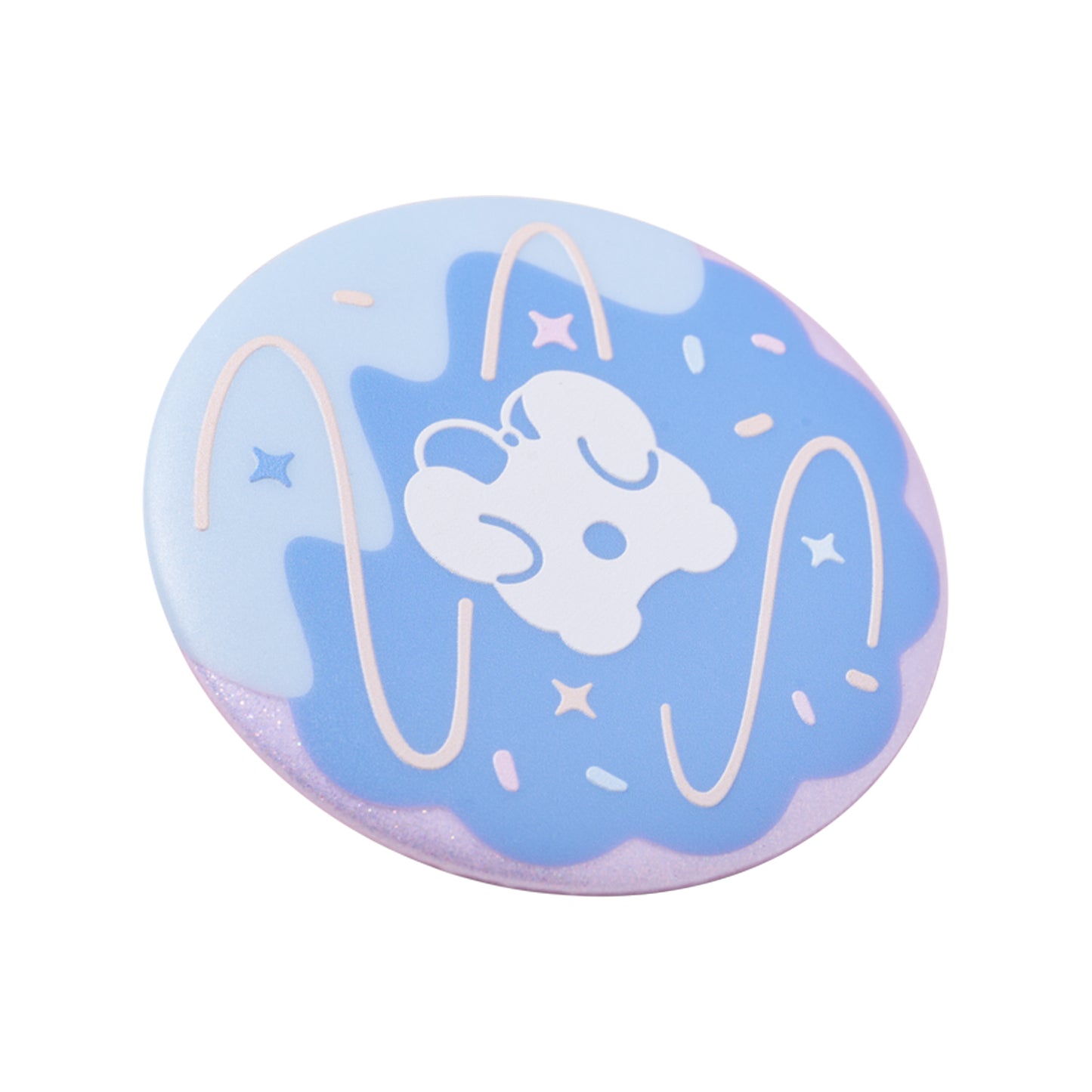 Sky Cookie Button Pin - Dark Dragon