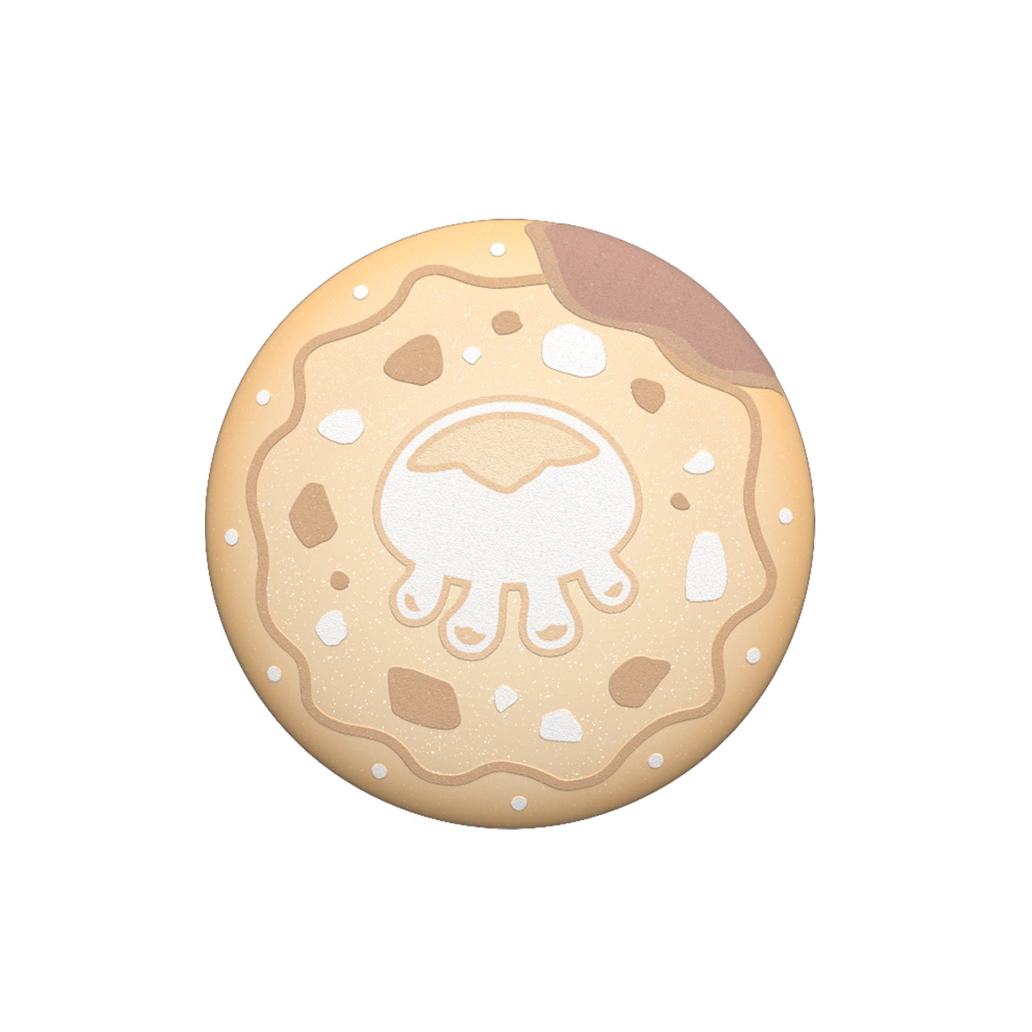 Sky Cookie Button Pin - Jellyfish
