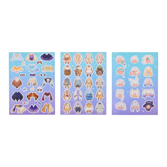 Sky Dress-up Stickers - Sky Kid Ⅱ (Set of 3)