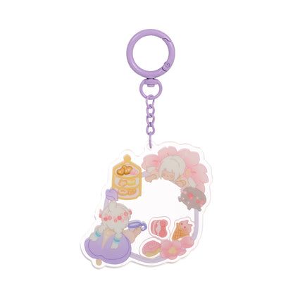 Sky Shaker Keychain Charm - Tea & Sweets