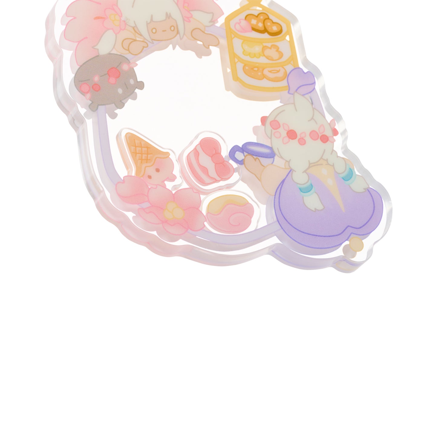 Sky Shaker Keychain Charm - Tea & Sweets